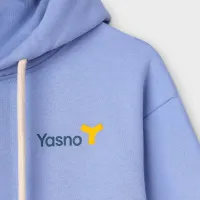 Худі з логотипом YASNO (синє)